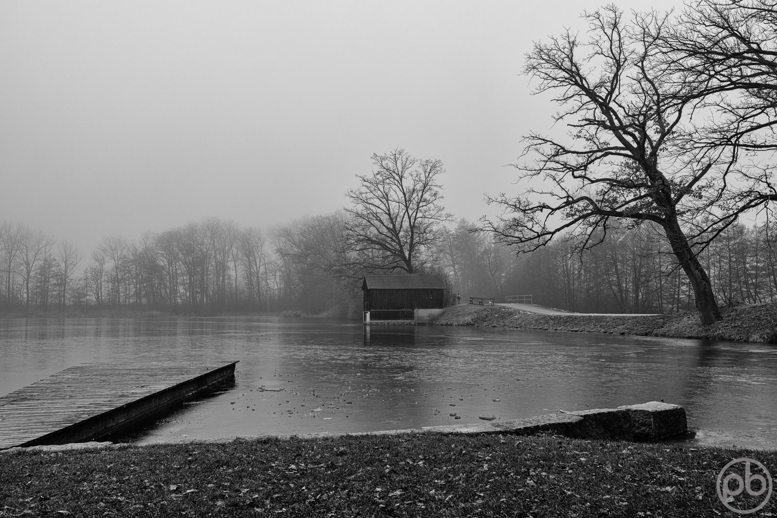 Fotokunst, Photo Art, Fine Art, Wandbilder, Wall Art, Minimalistische Fotografie, Weiher, See, schwarzweiß, Black and White