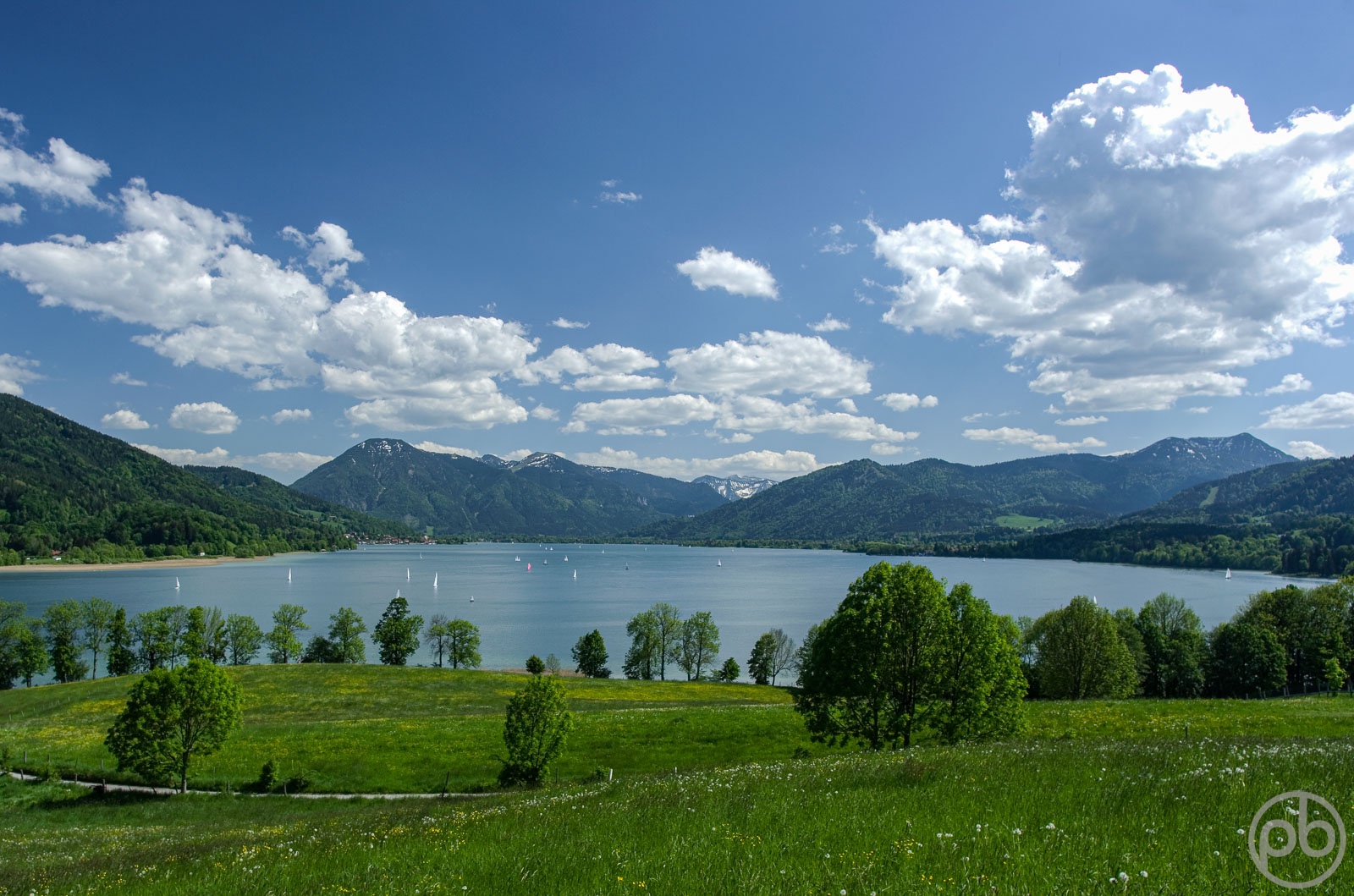 Fotokunst, Photo Art, Fine Art, Wandbilder, Wall Art, Tegernsee, Gut Kaltenbrunn Blick nach Süden