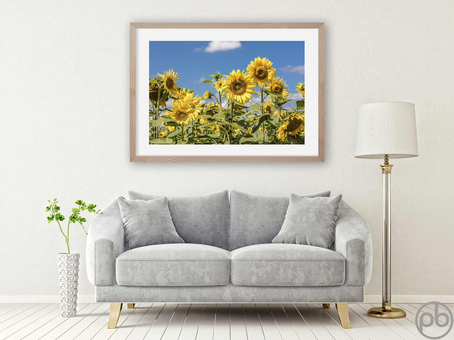 Wall Art, Wandbild, Fine Art, Sonnenblumen